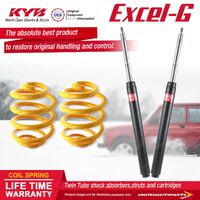 Front KYB EXCEL-G Shock Absorbers Lowered King Springs for NISSAN 200B RWD 2.0