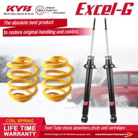 Rear KYB EXCEL-G Shock Absorbers Lowered King Springs for NISSAN 200SX S14 2.0