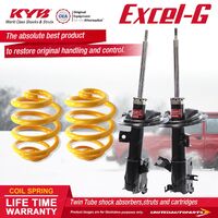 Front KYB EXCEL-G Shock Absorbers Lowered King Springs for NISSAN Maxima J31 3.5