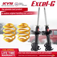 Front KYB EXCEL-G Shock Absorbers Lowered King Springs for NISSAN Pulsar N13