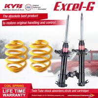 Fr KYB EXCEL-G Shock Absorbers Lowered King Springs for NISSAN Pulsar N15 98-00