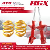 Front KYB AGX Shock Absorbers Lowered King Springs for SUBARU Impreza GD9 GDG