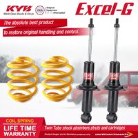 Rear KYB EXCEL-G Shock Absorbers Lowered King Springs for SUBARU Liberty BH5 BH9