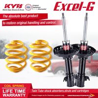 Front KYB EXCEL-G Shock Absorbers Lowered King Springs for SUBARU Liberty BL BP