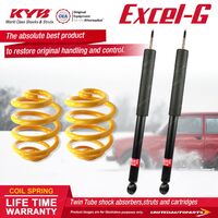 Rear KYB EXCEL-G Shock Absorbers Lowered King Springs for SUZUKI Swift FZ 1.4