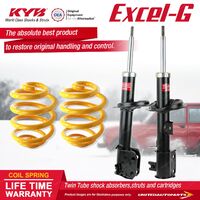 Fr KYB EXCEL-G Shock Absorbers Lowered King Springs for SUZUKI SX4 YA41S Sport