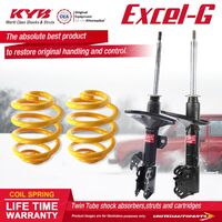 Front KYB EXCEL-G Shock Absorbers Lowered King Springs for TOYOTA Aurion GSV40