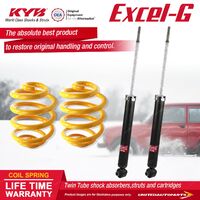 Rear KYB EXCEL-G Shock Absorbers Lowered King Springs for TOYOTA Corolla ZRE152