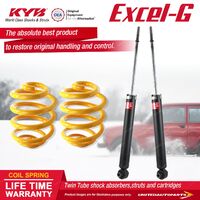 Rear KYB EXCEL-G Shock Absorbers Lowered King Springs for TOYOTA Corolla ZRE182