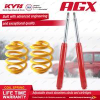 Front KYB AGX Shock Absorbers Lowered King Springs for TOYOTA MR2 SW20 2.0 I4