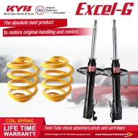 Front KYB EXCEL-G Shock Absorbers Lowered King Springs for TOYOTA Starlet EP91