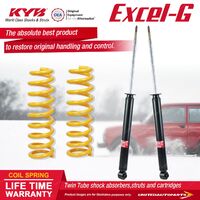 Rear KYB EXCEL-G Shock Absorbers STD King Springs for BMW 318i 318iS 320i E36