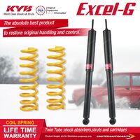 Rear KYB EXCEL-G Shock Absorbers STD King Springs for BMW 323i 325E 325i E30