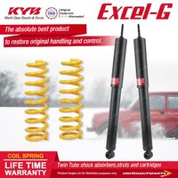 Rear KYB EXCEL-G Shock Absorbers STD King Springs for DAEWOO Musso 4WD SUV