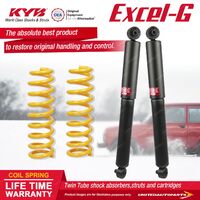 Rear KYB EXCEL-G Shock Absorbers STD King Springs for FORD Falcon BF XR8 5.4 V8