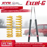 Rear KYB EXCEL-G Shock Absorbers STD King Springs for FORD Focus LS LT LV FWD