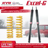 Rear KYB EXCEL-G Shock Absorbers STD King Springs for Commodore VL VN VP Country