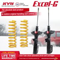 Front KYB EXCEL-G Shock Absorbers STD King Springs for HOLDEN Commodore VR VS