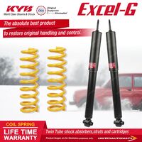 Rear KYB EXCEL-G Shock Absorbers King Springs for Commodore VT VX VY VZ Wagon