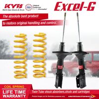 Fr KYB EXCEL-G Shock Absorbers STD King Springs for HOLDEN Commodore VY 5.7 V8