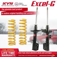 Front KYB EXCEL-G Shock Absorbers STD King Springs for HOLDEN Commodore VZ Wagon