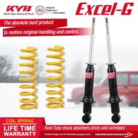 Rear KYB EXCEL-G Shock Absorbers King Springs for HOLDEN Commodore VE VE Sedan