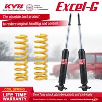 Front KYB EXCEL-G Shock Absorbers STD King Springs for HOLDEN FB HD HR Sedan