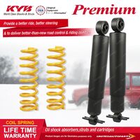 Front KYB PREMIUM Shock Absorbers STD King Springs for LAND ROVER Discovery II