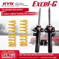 Front KYB EXCEL-G Shock Absorbers STD King Springs for MAZDA 3 BK BL 2.0 2.2