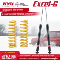 Rear KYB EXCEL-G Shock Absorbers STD King Springs for MAZDA 3 BK 2.0 2.2 FWD