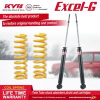 Rear KYB EXCEL-G Shock Absorbers STD King Springs for MITSUBISHI Nimbus UG 2.4