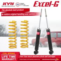 Rear KYB EXCEL-G Shock Absorbers STD King Springs for MITSUBISHI Outlander ZG ZH