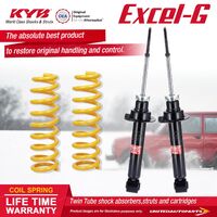 Fr KYB EXCEL-G Shock Absorbers King Springs for MITSUBISHI Pajero NM NP DIESEL