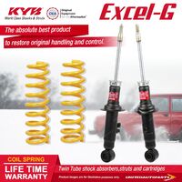 Front KYB EXCEL-G Shock Absorbers STD King Springs for NISSAN 300ZX Z32 3.0 V6