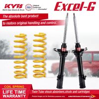 Rear KYB EXCEL-G Shock Absorbers STD King Springs for SUBARU Forester SF5 Wagon