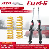 Rear KYB EXCEL-G Shock Absorbers STD King Springs for SUBARU Forester SH9 SHM