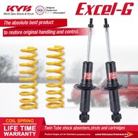 Rear KYB EXCEL-G Shock Absorbers STD King Springs for SUBARU Liberty BL5 BL9