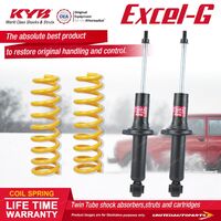 Rear KYB EXCEL-G Shock Absorbers STD King Springs for SUBARU Outback BH9 BHE