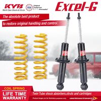 Rear KYB EXCEL-G Shock Absorbers STD King Springs for SUBARU Outback BP9 2.5 F4