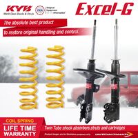 Front KYB EXCEL-G Shock Absorbers STD King Springs for TOYOTA Aurion GSV40 3.5