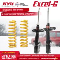 Rear KYB EXCEL-G Shock Absorbers King Springs for TOYOTA Aurion GSV40R Sportivo