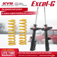 Rear KYB EXCEL-G Shock Absorbers STD King Springs for TOYOTA Camry ACV36 MCV36