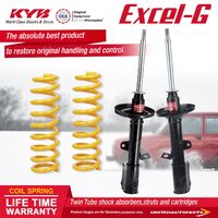 Rear KYB EXCEL-G Shock Absorbers King Springs for TOYOTA Corolla AE92 AE93 AE94