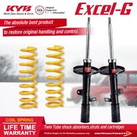 Rear KYB EXCEL-G Shock Absorbers STD King Springs for TOYOTA Corolla AE101 AE102