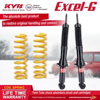 Fr KYB EXCEL-G Shock Absorbers King Springs for TOYOTA Prado RZJ95 VZJ95 KZJ95