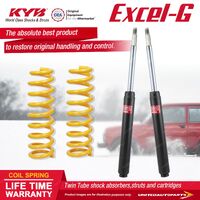 Front KYB EXCEL-G Shock Absorbers STD King Springs for TRIUMPH Stag 3.0 V8 RWD