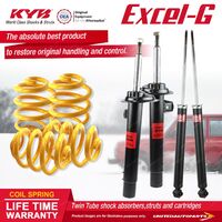 F+R KYB EXCEL-G Shock Absorbers Super Low King Springs for BMW 320i 323Ci E46