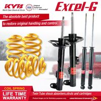 F+R KYB EXCEL-G Shock Absorbers Super Low King Springs for BMW 323i E36 Sedan