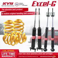 F+R KYB EXCEL-G Shock Absorbers Super Low King Springs for FORD Falcon XE XE XF