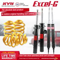 F+R KYB EXCEL-G Shock Absorbers Lowered King Springs for BMW 120D 120i E87